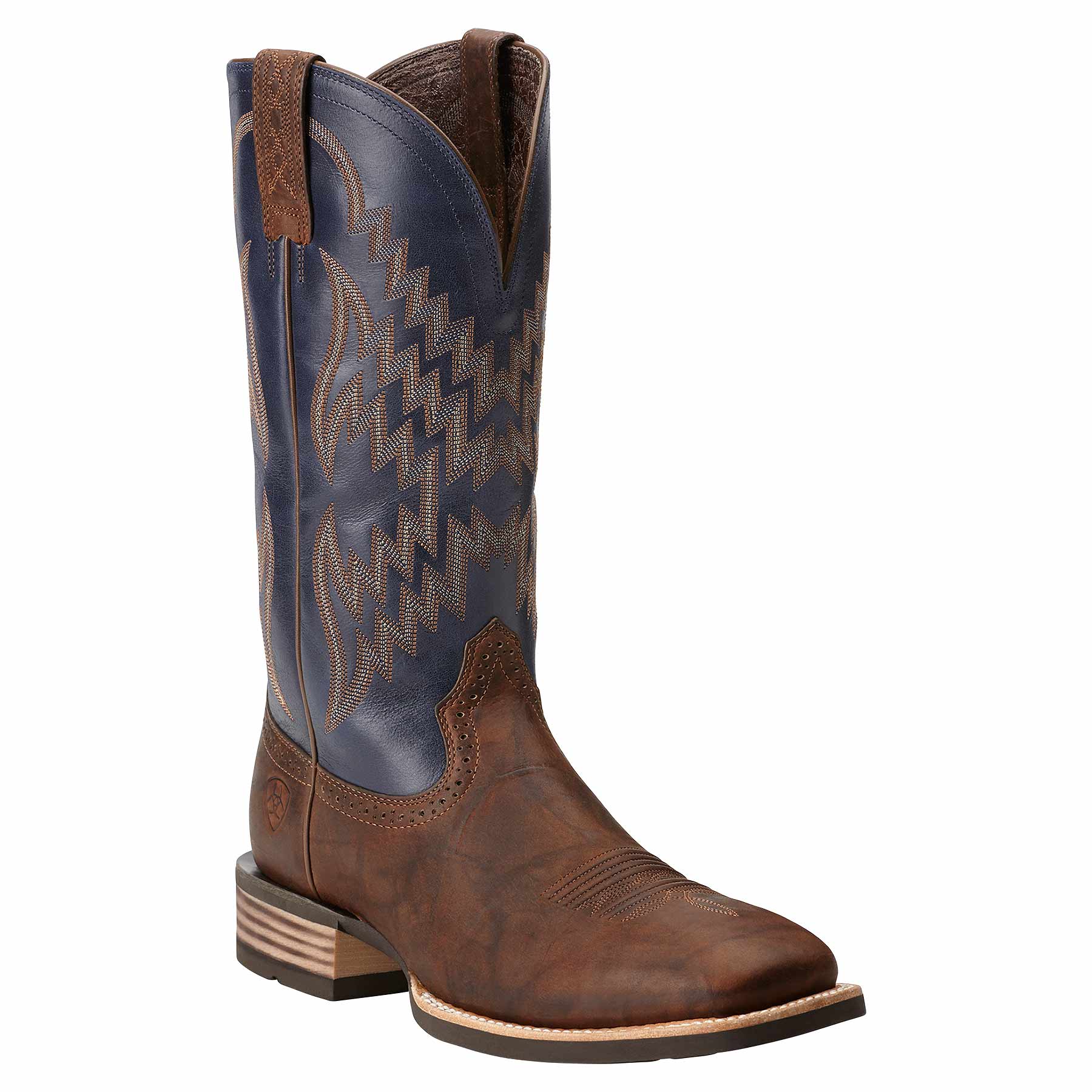Ariat Western Boots Mens Tycoon Bar Top Leather Foot with Arizona Sky ...