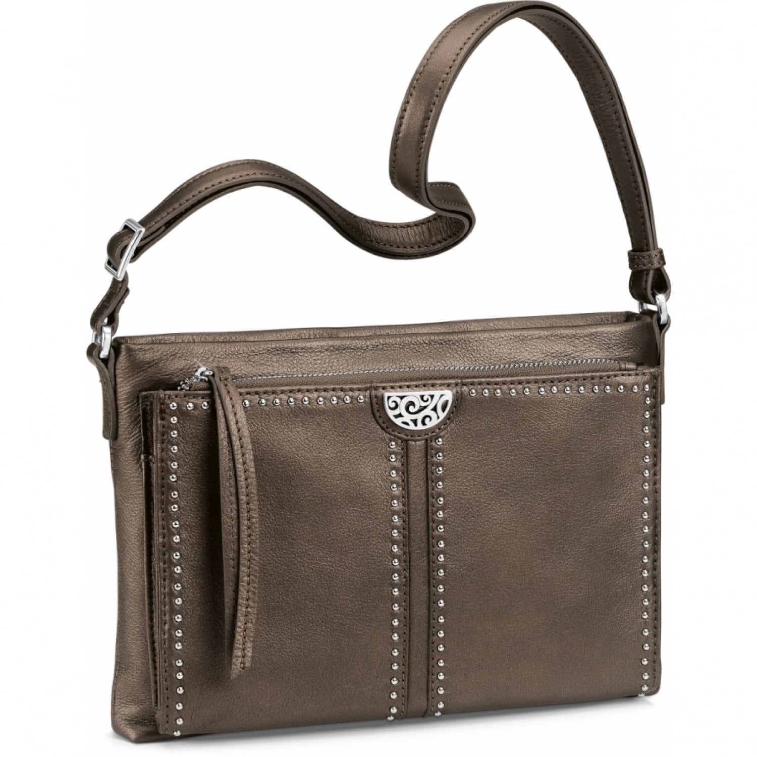 Jagger Cross Body Organizer Pewter - Boots n Britches